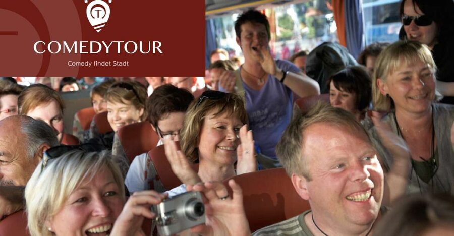 Berlin: 1.5-Hour Comedy Bus Tour in German - Seeing the Brandenburg Gate from the bus