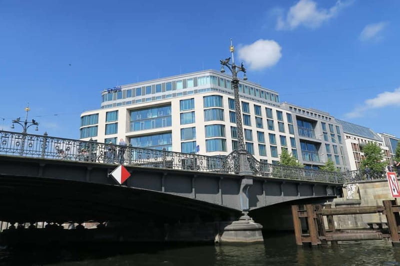 Berlin: Boat Sightseeing Cruise with Audioguide - The return past Bode Museum, the TV Tower, and Berlin Cathedral