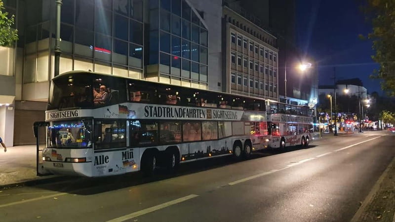 Berlin: Bus Tour by Night with Live Commentary - Tiergarten and the move toward Potsdamer Platz
