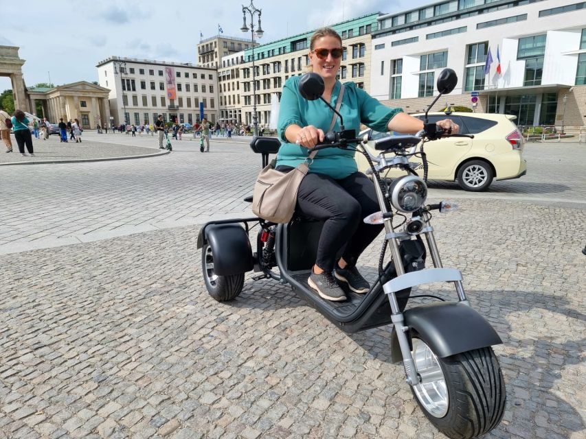 Berlin City: 2 Hour Guided Fat Tire E-Scooter Tour - The Holocaust Memorial requires a slower look
