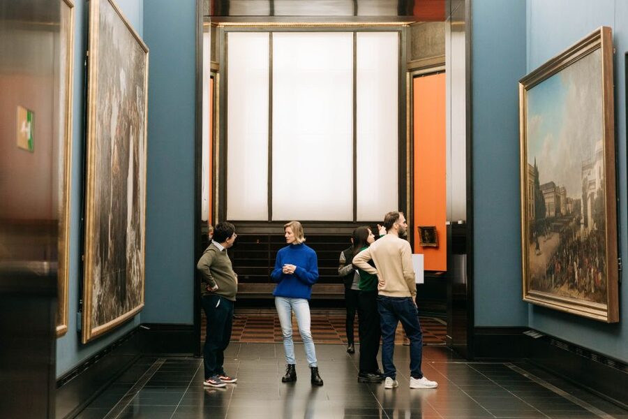 Berlin: Entry to Alte Nationalgalerie - French Impressionism changes the light