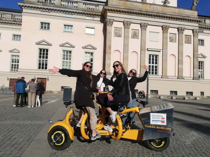 Berlin: Fun Private Guided Sightseeing Tours with Teambikes - Potsdamer Platz and the Topography of Terror