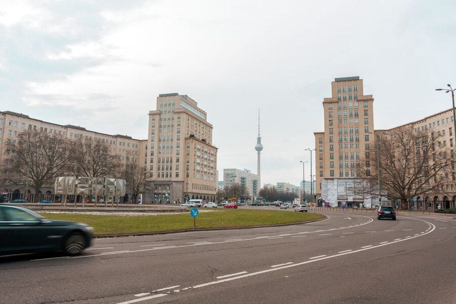 Berlin: Karl-Marx-Allee 2-Hour Tour - Strausberger Platz, a formal gateway to East Berlin