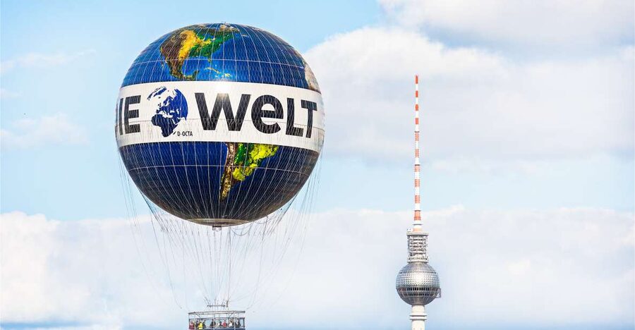 Berlin: Ticket for World Balloon with Perfect View - The ascent to 150 meters
