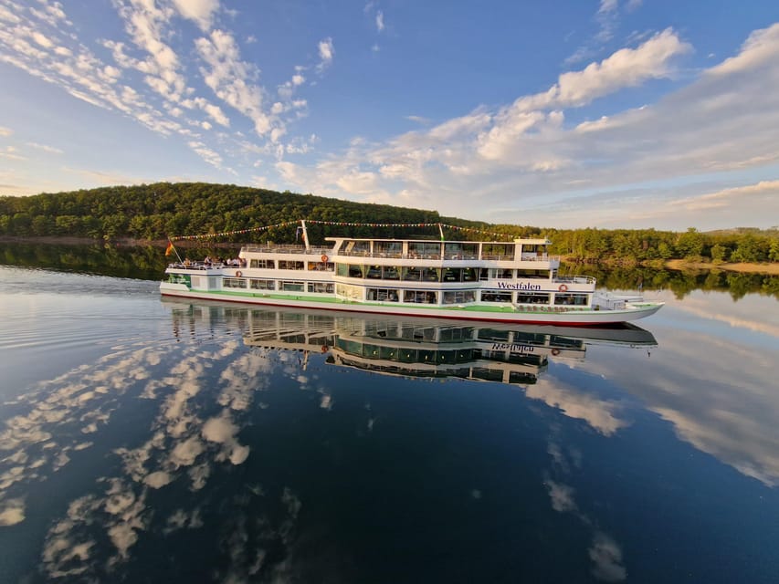 Biggesee: Boat Tour with All-inclusive cake buffet - Aboard the EMS Westfalen