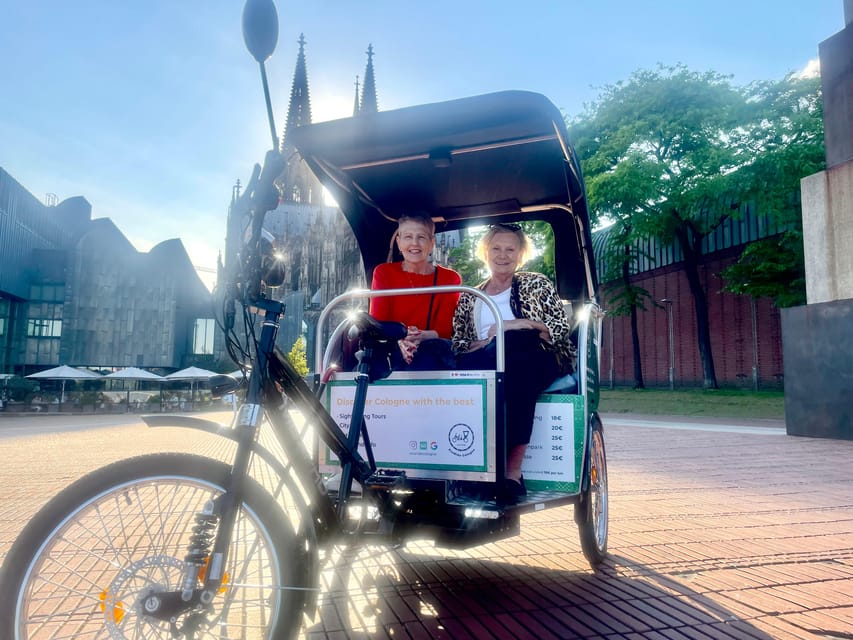Cologne: Private Rickshaw Tour - Comfort in Cologne’s changing weather