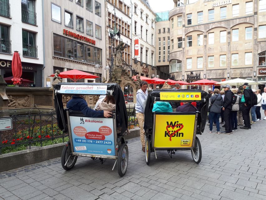 Cologne: Rickshaw Sightseeing Tour - Starting beside Friedrich Wilhelm III