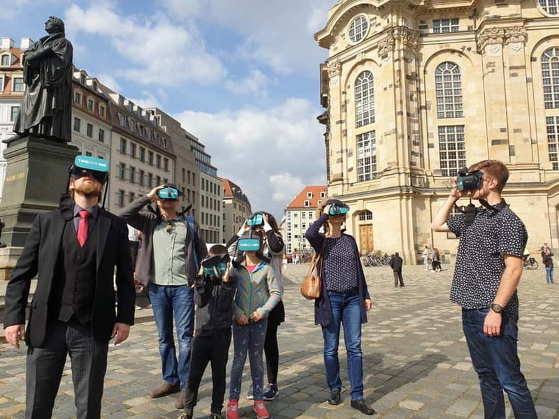 Dresden: Walking Tour with Virtual Reality elements - Old Market Square and the pressure of history