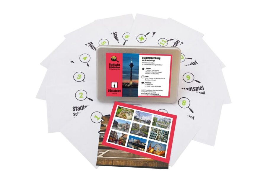 Düsseldorf: Scavenger Hunt Self-Guided Tour - How the 11-envelope system works