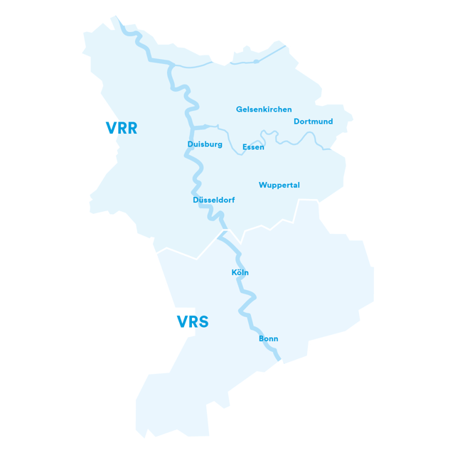 DüsseldorfCard Plus - Free rides across the VRR and VRS areas