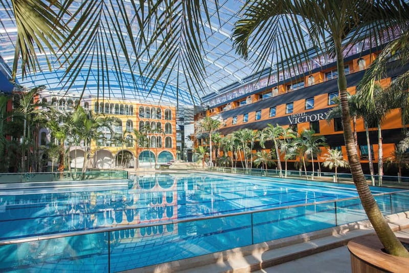 Erding: 1-Day Spa Ticket at Therme Erding - Thermal pools beneath the palms