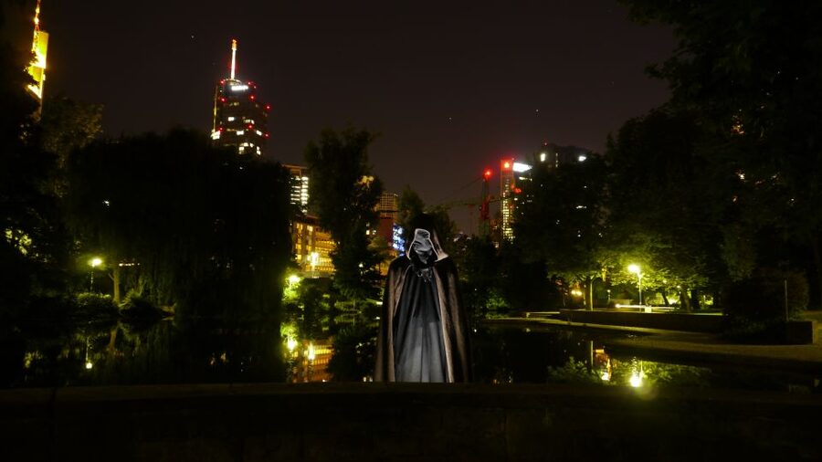 Frankfurt: The Black Death Tour - Meeting a Plague Doctor Near Eschenheimer Tower