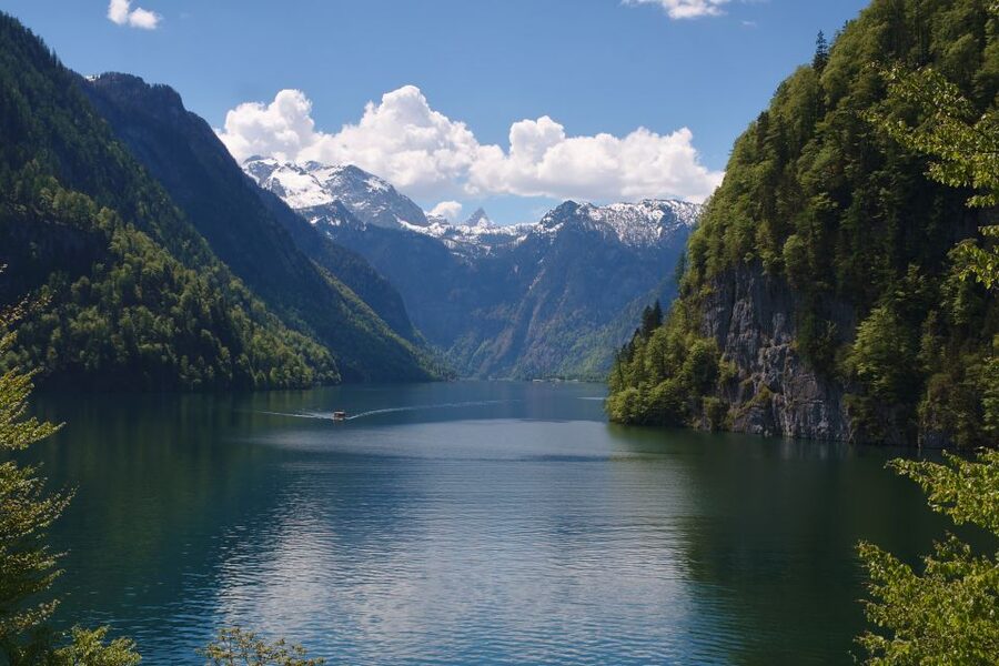 From Munich: Königsee Day Tour by Van - St. Bartholoma and the shore of the lake
