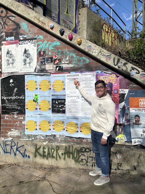 German guided insider tour of Hamburg's Schanzenviertel - Side streets and courtyards most people miss