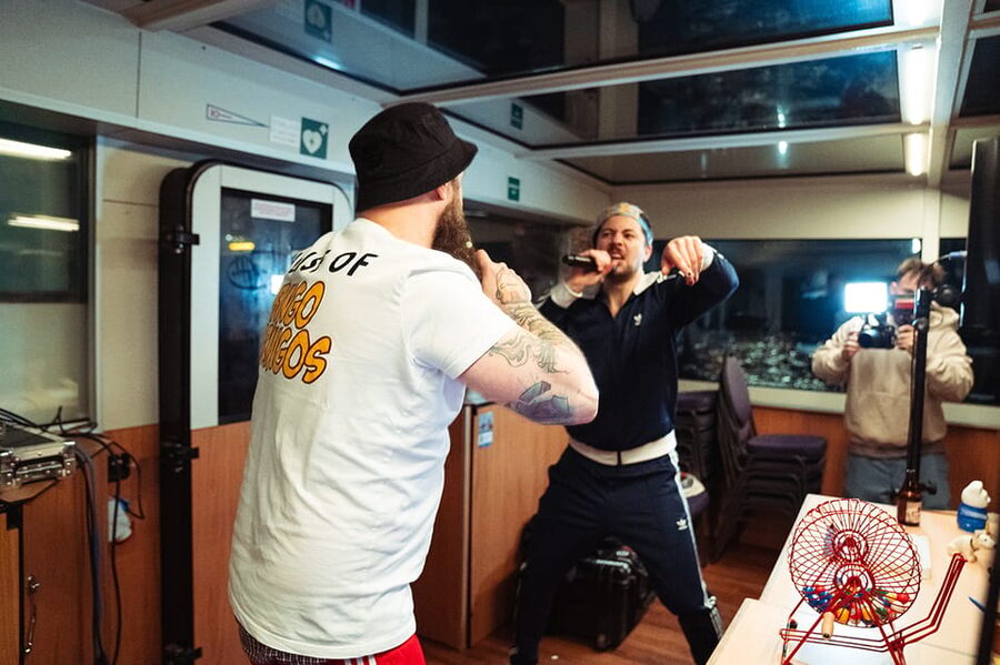 Hamburg: Party Bingo with the Bingo Gringos - The 2.5-hour ride along the Elbe